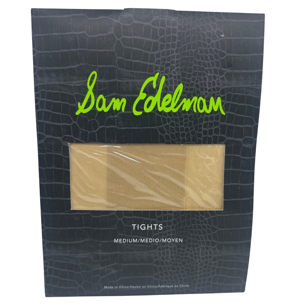 Sam Edelman Womens Tights Buff Tan Sheer Hosiery Size Medium 43ZA271916TD-BUF